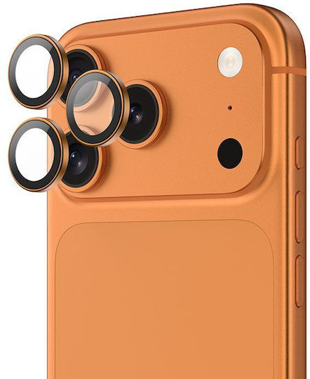 Benks Camera Protection Tempered Glass Orange for the iPhone 17 Pro, iPhone 17 Pro Max
