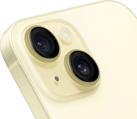 Obal:Me Camera Protection Tempered Glass Yellow for the Apple iPhone 15, iPhone 15 Plus