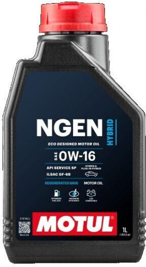 Motul NGen Hybrid Синтетичен Масло за Автомобили 0W-16 1лт
