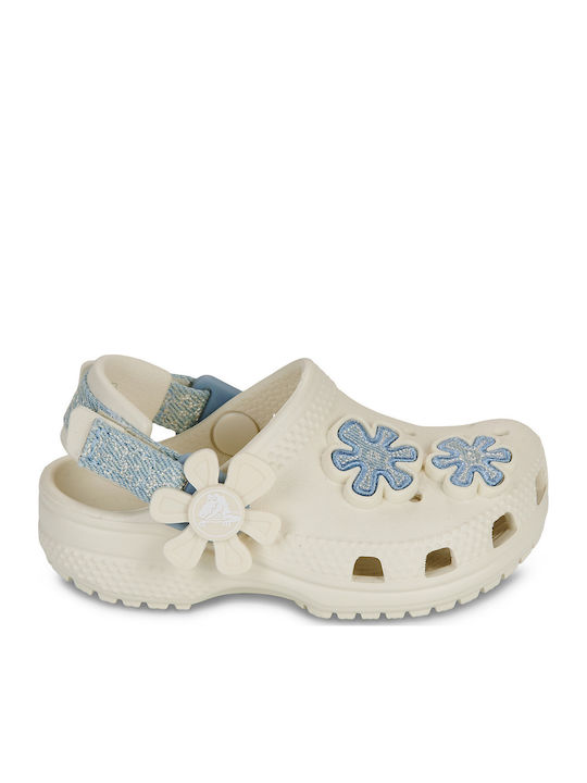 Kids Anatomic Beach Clogs White