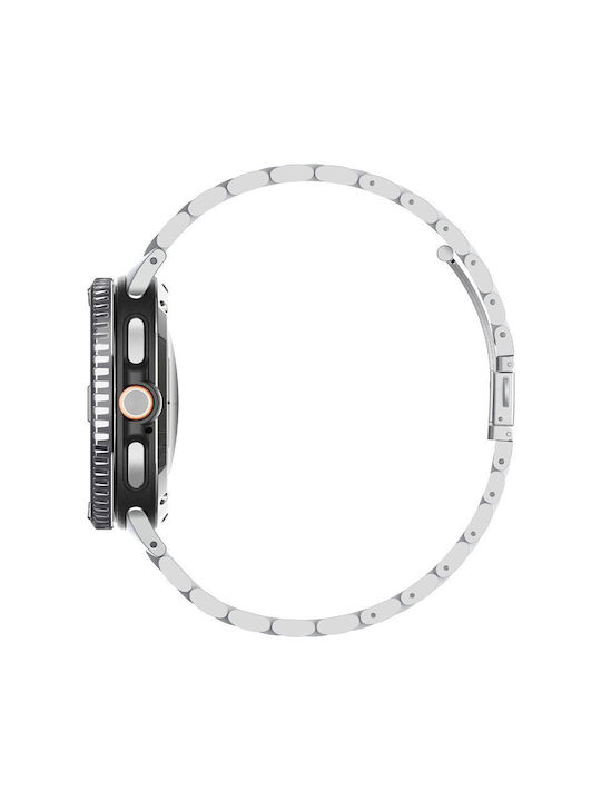 Spigen Tune Schutz-Bezel in Silber Farbe für Samsung Galaxy Watch 8 Classic 46mm