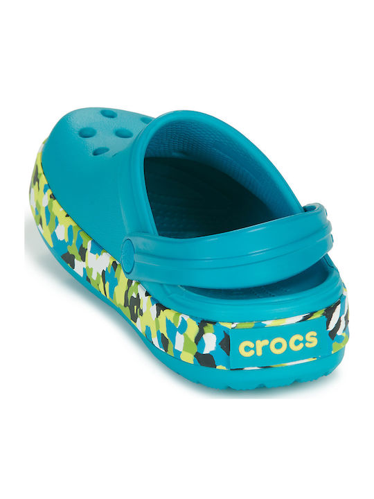 Crocband Παιδικά Ανατομικά Σαμπό Θαλάσσης Μπλε