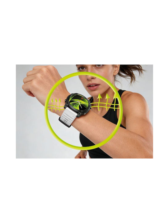 Mobile Origin Easy Strap Silicone Watch 20mm White Mo-ess-20-wht Mobile Origin Easy Strap Silicone Watch 20mm White Mo-ess-20-wht