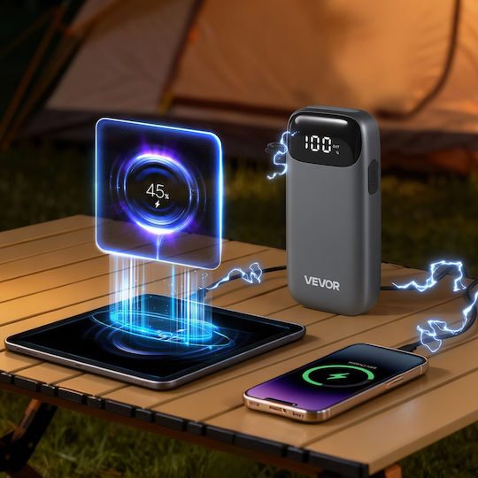 Vevor Portable Car & Motorcycle Battery Starter 6000A with Power Bank USB Flashlight 12V