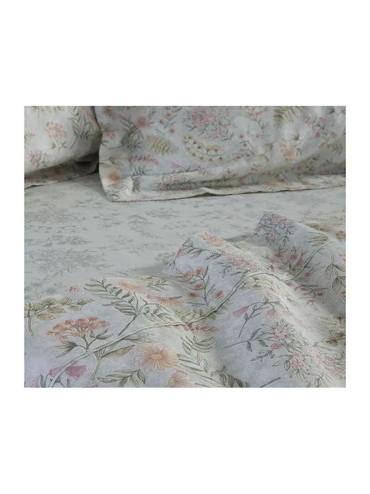 Nef-Nef Homeware Blessing Bettlaken Super-Doppel 240x270cm Grün (6 Stück)