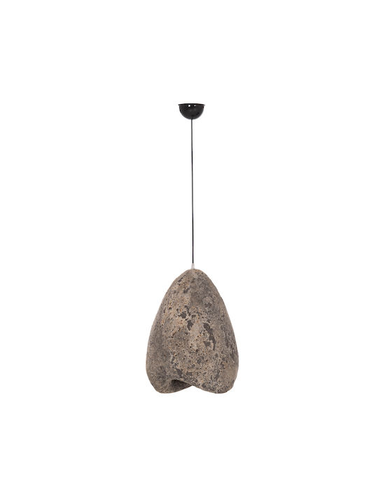 HomeMarkt Stoner Grey Ceiling Light with E27 Socket 37x30cm