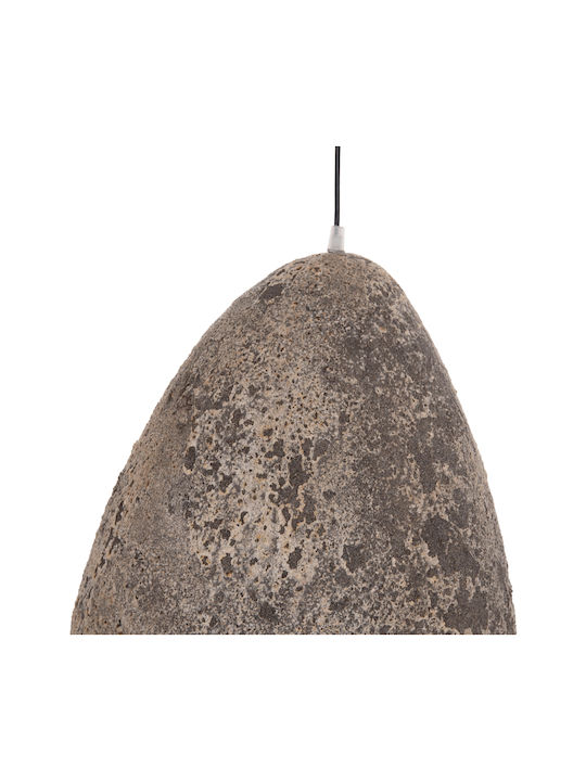 HomeMarkt Stoner Grey Ceiling Light with E27 Socket 37x30cm