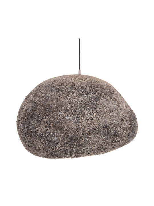 HomeMarkt Stoner Stoner Κρεμαστό Φωτιστικό Γκρι με Ντουί E27 55x45εκ.