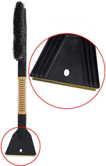Einparts Răzuitoare Cu Perie Dungată 55 Cm Pentru Gheață și Murdărie