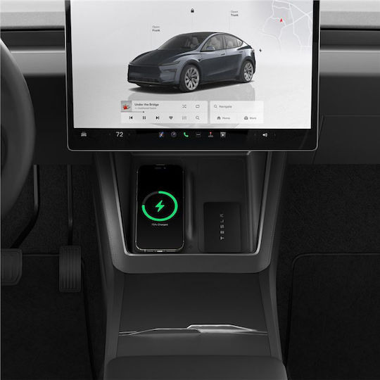 Spigen Tesla Wireless Charging Pad Cover Black Tesla Model Y 2025 Acp10031