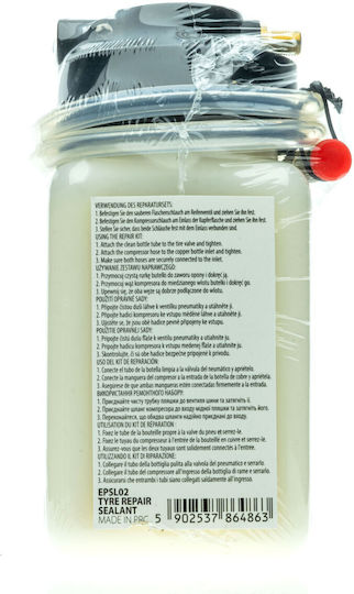 Einparts Automobil 120w Kompressor 450ml Reifenreparaturflüssigkeit Tubeless Reifen Tpms