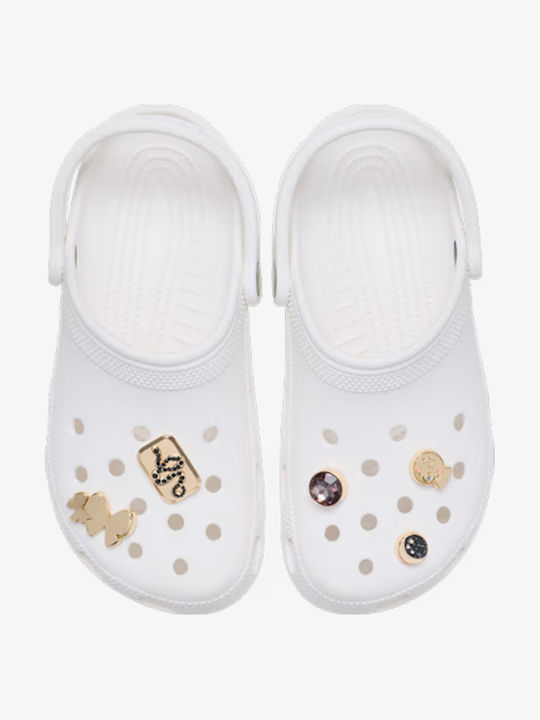 Crocs Джибитс Брошки Жълти 5 Брой