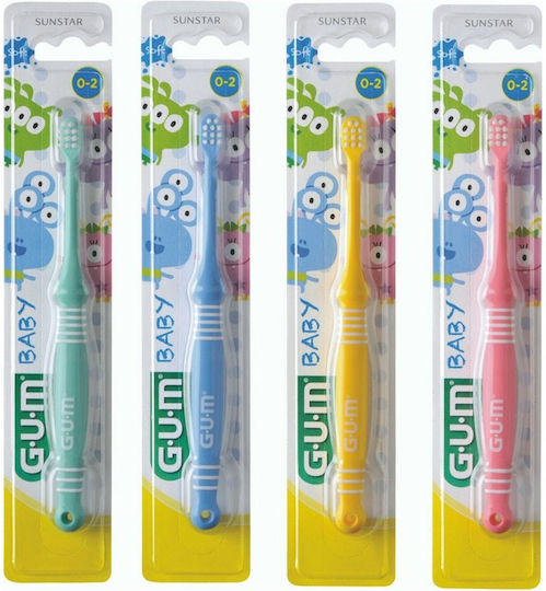 GUM Бебешка Четка за Зъби за 0м+