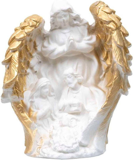 Statuetă Decorativă din Ipsos Înger Păzitor Înălțime 16cm Ext 10456