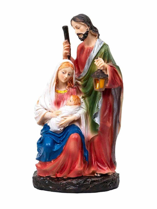 Decorative Resin Statuette Holy Family Height 20cm Zts 8046
