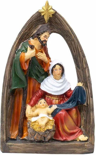 Decorative Resin Statuette Holy Family Height 15.5cm Z-tools Zts 8027