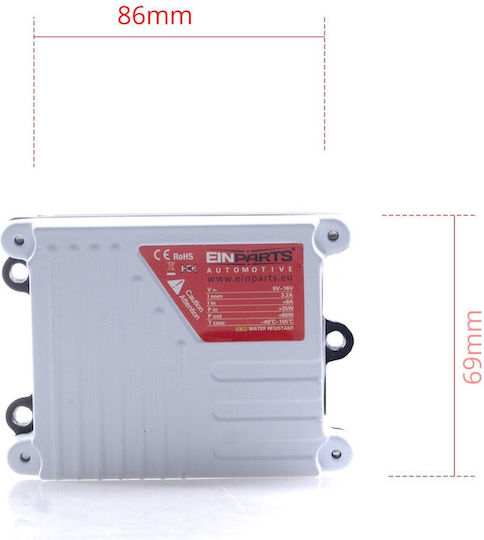 Xenon Kit H1m 4300k Slim Dc 35w Cars Hid Lighting Error Free