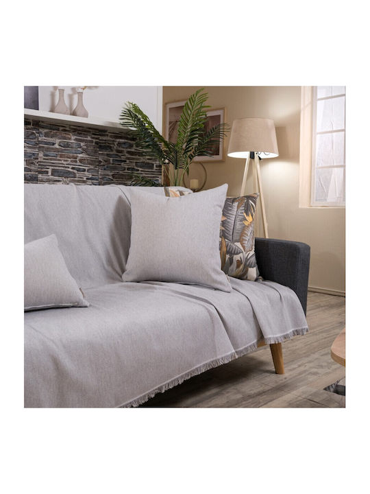 Teoran Bari Dreisitzer-Sofa Wurf Chenille 180x300cm