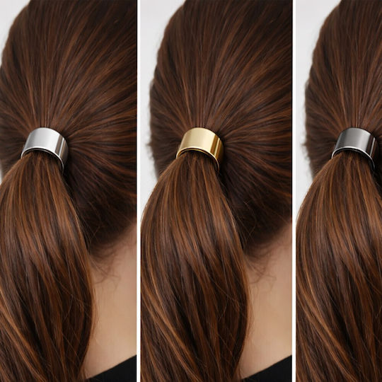 Cuff Elastic Pentru Păr Ponytail Auriu