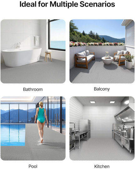Vevor Plastic Floor PVC in Roll M500xW90cm