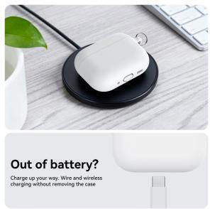 AHAstyle Wg184 Silicone Case with Hook in White Color for Apple AirPods Pro 3