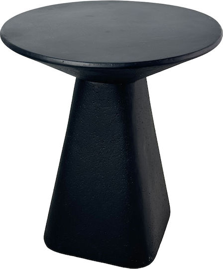 Rundes Beistelltisch Triton Schwarze M46xL46xH52cm