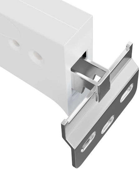 Hanging Cabinet Arm 12 Pcs White 70 x 48 x 19 mm 864832 White