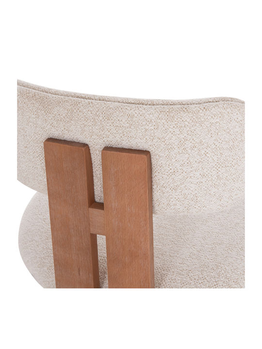 Karvo Dining Room Wooden Chairs Beige 2pcs 57x50x79cm
