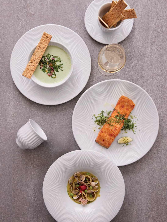 Kutahya Porselen White Porcelain Dinnerware Set 40pcs