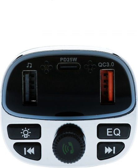 Einparts Auto FM-Transmitter mit Bluetooth / USB