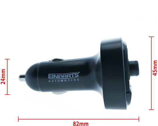 Einparts Auto FM-Transmitter mit Bluetooth USB