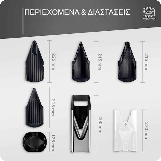 V6 ExclusiveLine Starter Μαντολίνο από Ανοξείδωτο Ατσάλι B60005 7τμχ