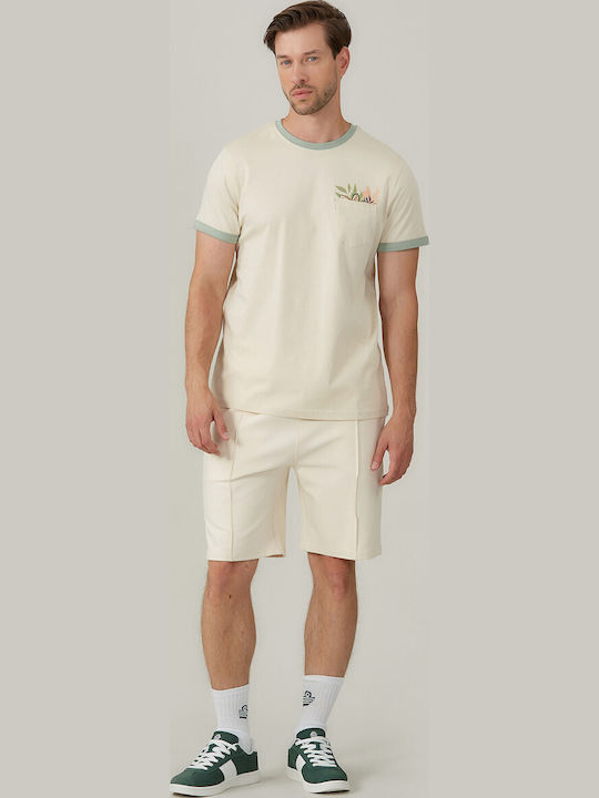 T-shirt Μπεζ