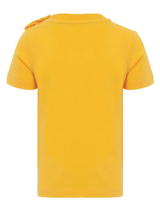 Kids Set with Shorts Summer 2 Pieces Black and Yellow T-Shirt