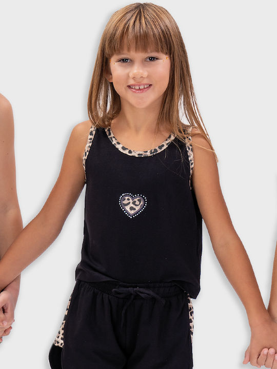 Kids Clothing Set with Shorts Summer 2 Pieces Black