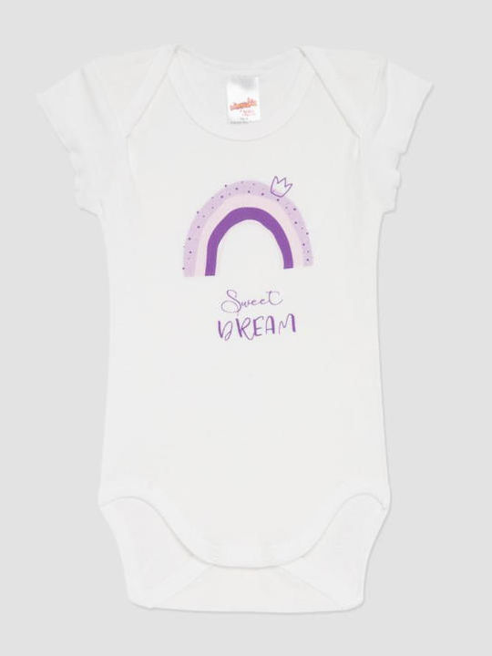 Minerva "little Baby" Set Bodysuits White 3 Pieces