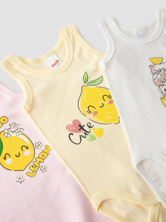 Minerva Hallo Lemon Set Body Gelb 3Stücke