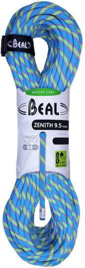 Beal Zenith BL-BC095Z.70.B_1_6 Dynamic Climbing Rope with Length 70m Blue