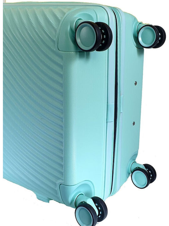 Forecast Forecast Medium Hard Suitcase Turquoise with 4 Wheels Height 65cm