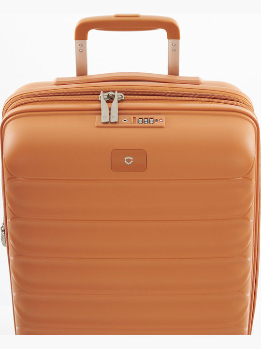 Verage Spinner Cabin Hard Suitcase Orange with 4 Wheels Height 55cm
