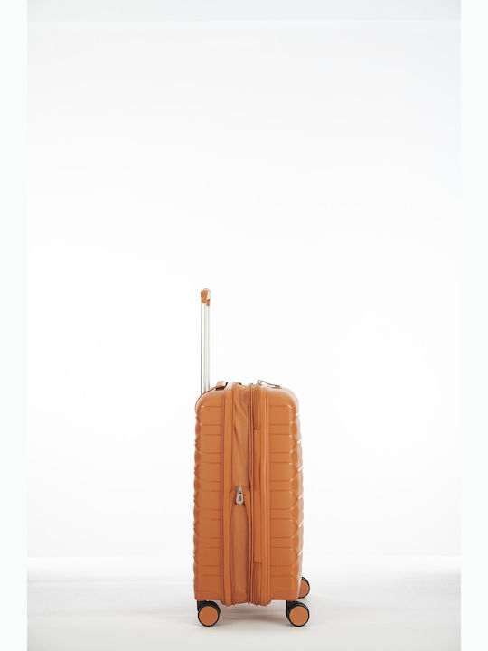 Verage Spinner Cabin Hard Suitcase Orange with 4 Wheels Height 55cm