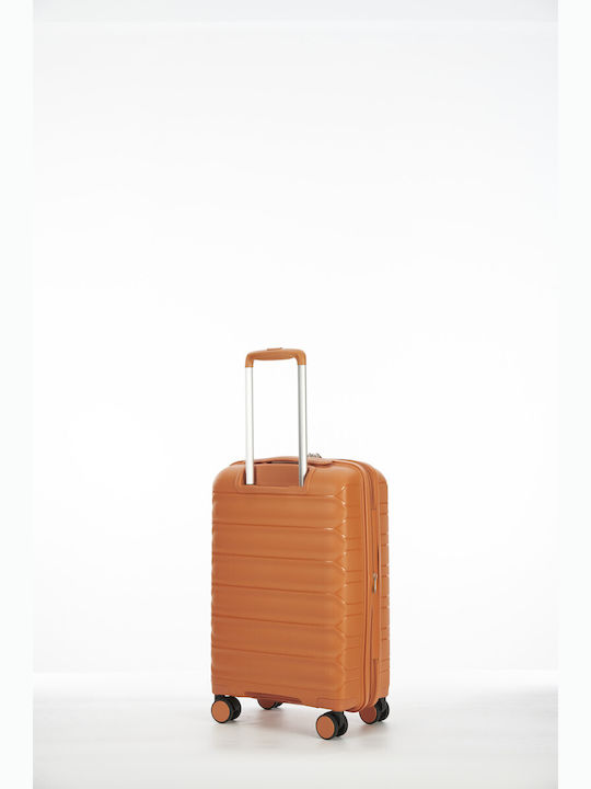 Verage Spinner Cabin Hard Suitcase Orange with 4 Wheels Height 55cm