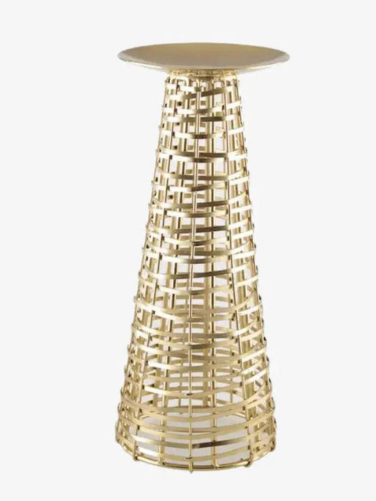 Phos & Gaia Metal Candle Holder in Bronze Colour