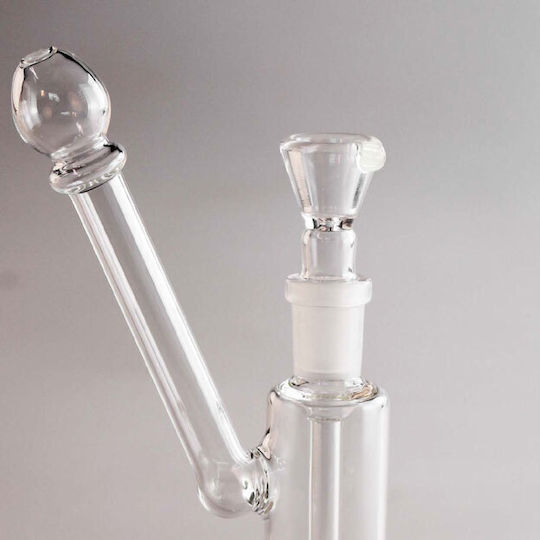 Black Leaf Bong 19cm Διάφανο