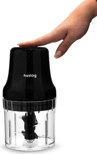 Huslog Πολυκόπτης Multi 300W με Δοχείο 500ml Μαύρος