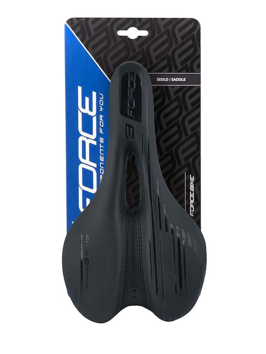 Force Comfort Σέλα Ποδηλάτου Μαύρη με Gel 276 x 155 mm