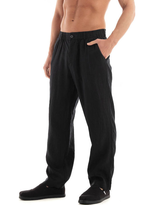Trousers Chino in Loose Fit Black
