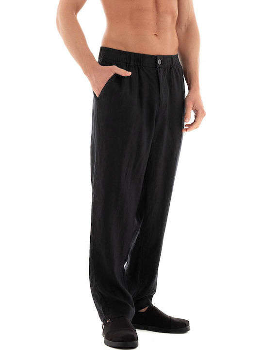 Trousers Chino in Loose Fit Black
