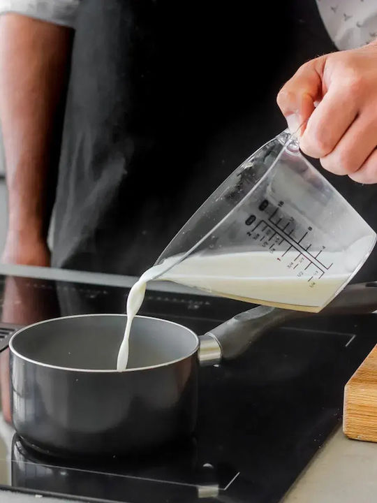 Kitchen Craft Käsentopf Milch aus Aluminium 14cm