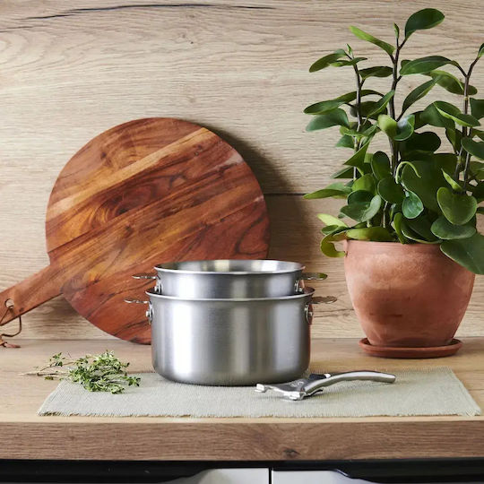 De Buyer Βαθιά Ανοξείδωτη Κατσαρόλα 4.1lt
